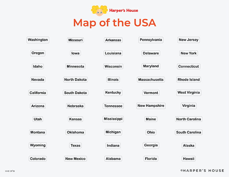 state name stickers