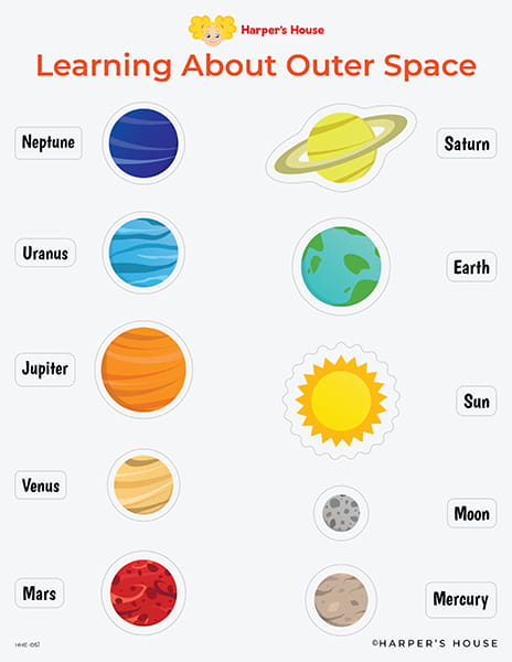 outer space stickers