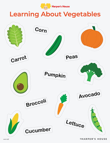 vegetable stickers