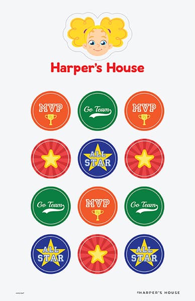 sports saying stickers