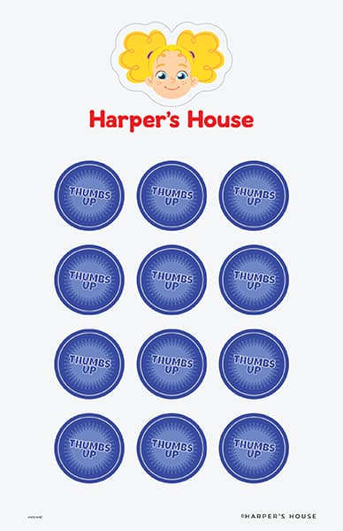 blue thumbs up stickers