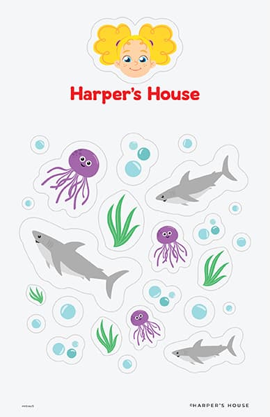 shark stickers