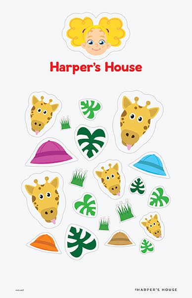giraffe stickers