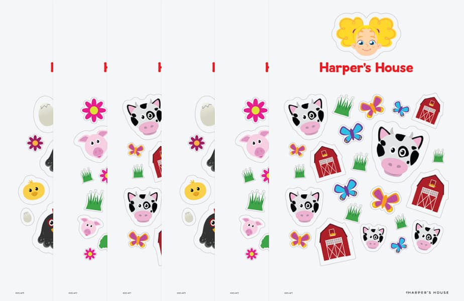 Farm Animal Stickers