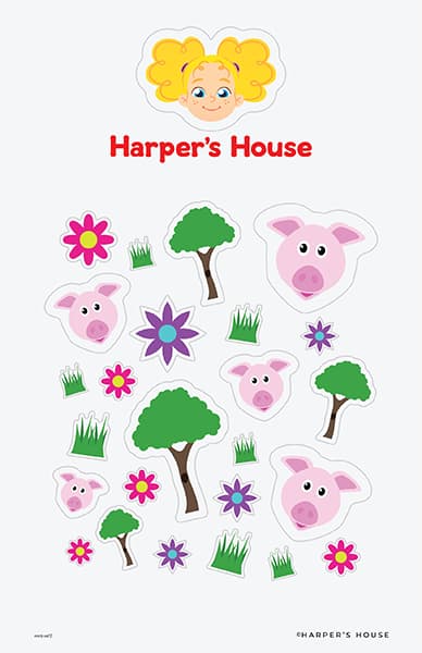 pig stickers