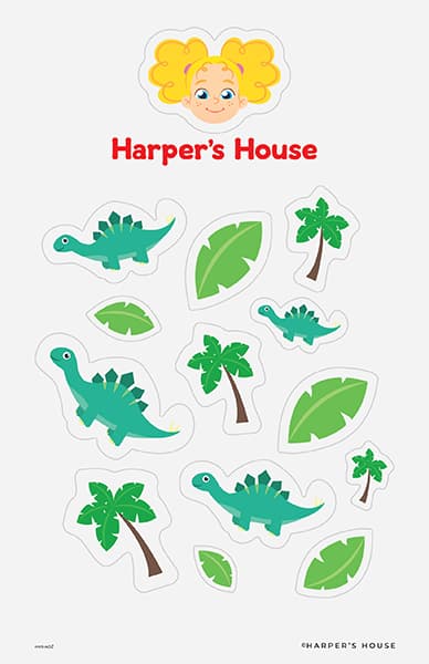 stegosaurus stickers