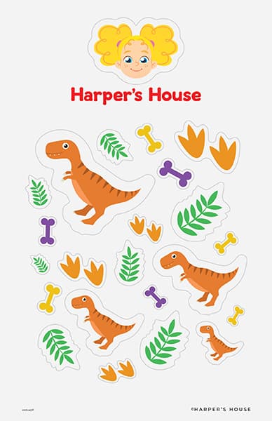 t rex stickers