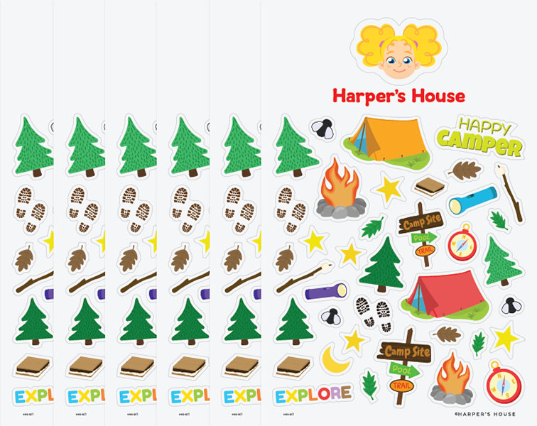 Harper's House  Educational Stickers & Learning Tools