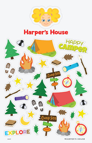 camping stickers