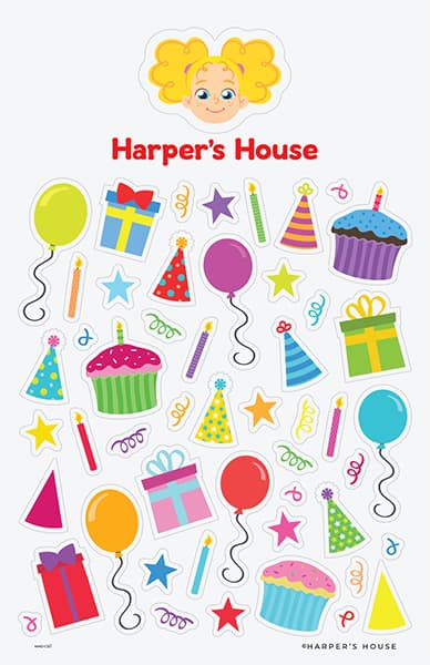 celebration stickers